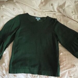 CeCe Women's Green Sweater